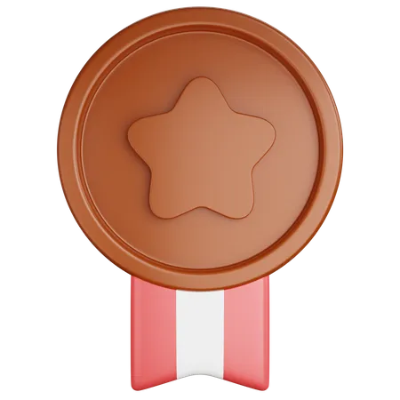 Stern Bronzemedaille  3D Icon