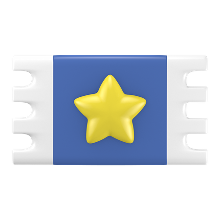 Sternticket  3D Icon