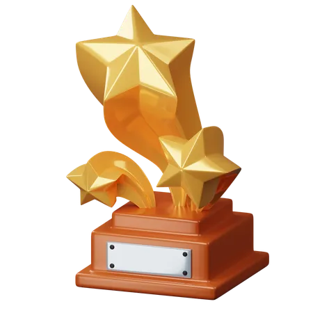 Sterntrophäe  3D Icon