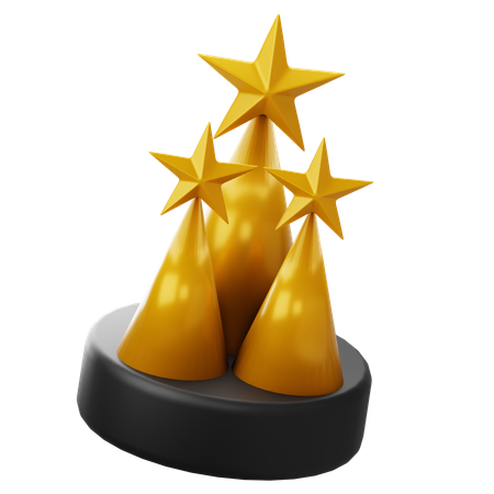 Stern-Trophäe  3D Icon