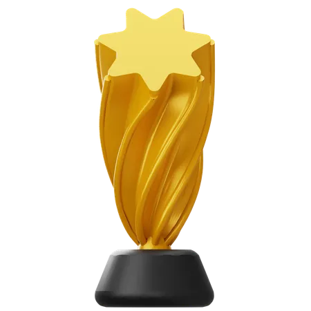 Stern-Trophäe  3D Icon