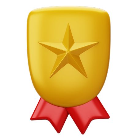 Stern-Abzeichen-Medaille  3D Icon