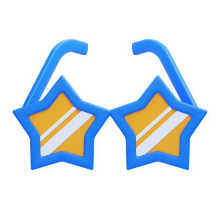 Sternbrille  3D Icon