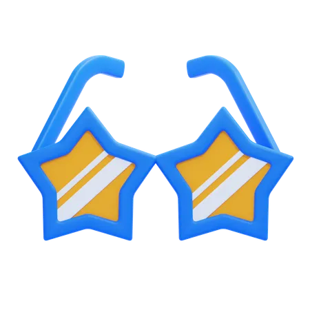 Sternbrille  3D Icon