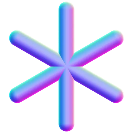 Sternchenform  3D Icon