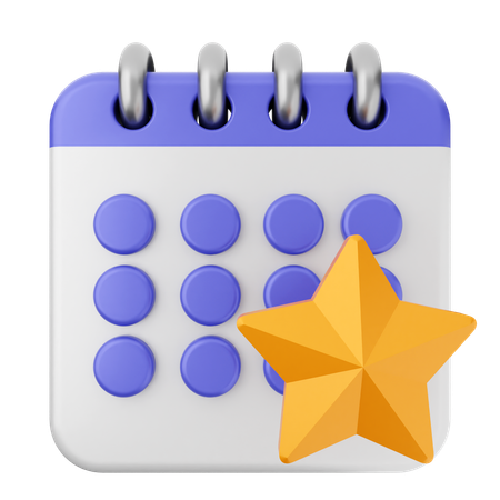 Sternenkalender  3D Icon