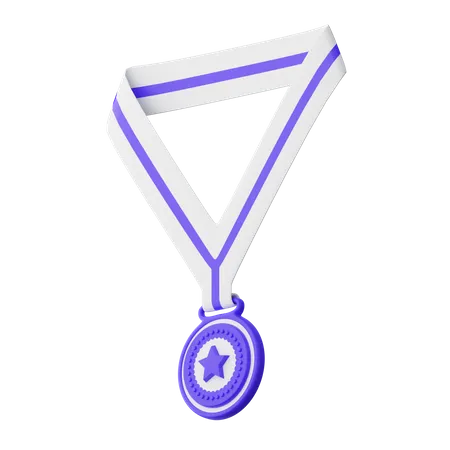 Sternmedaille  3D Illustration