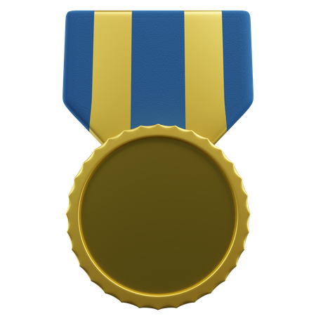 Sternmedaille  3D Illustration