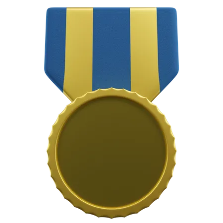 Sternmedaille  3D Illustration