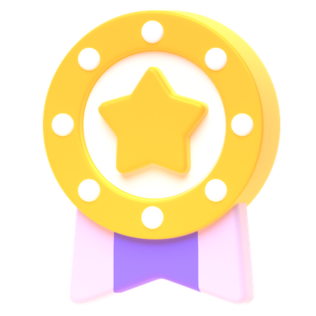 Sternmedaille  3D Icon