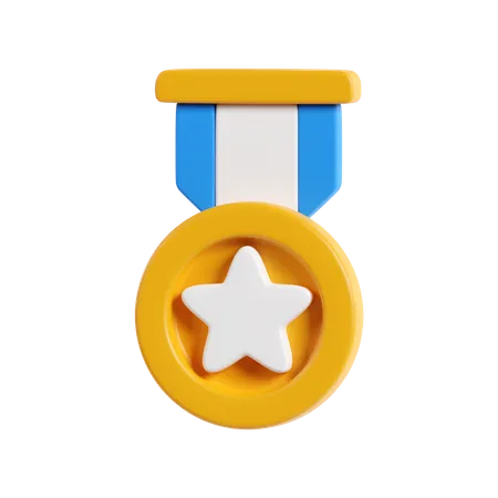 Sternmedaille  3D Icon