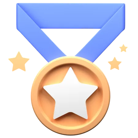 Sternmedaille  3D Icon