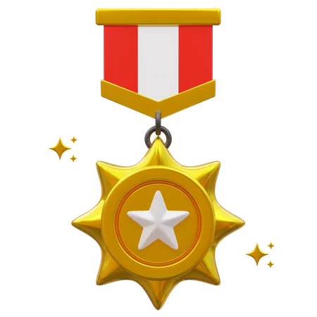 Sternmedaille  3D Icon