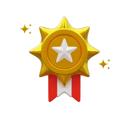 Sternmedaille  3D Icon