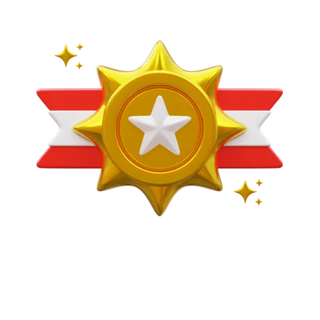 Sternmedaille  3D Icon