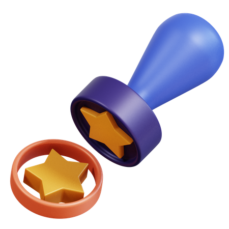 Sternstempel  3D Icon