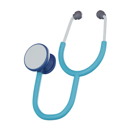 Stethoscope Medical Icon To Represent Heart Health Doctor Visits And Medical Checkups In Your Digital Projects 3 D Render Illustration 3D Icon