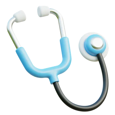 Medical Tool For Listening To Heartbeats And Breathing 3D Icon