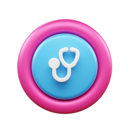 Stéthoscope  3D Icon