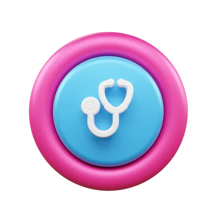 Stéthoscope  3D Icon