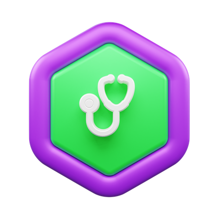 Stéthoscope  3D Icon