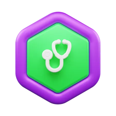 Stéthoscope  3D Icon