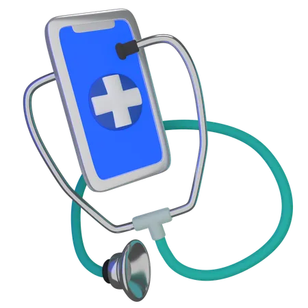 Stethoscope  3D Icon