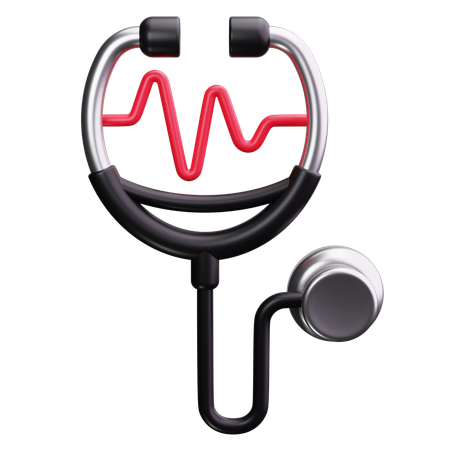 Stethoscope  3D Icon