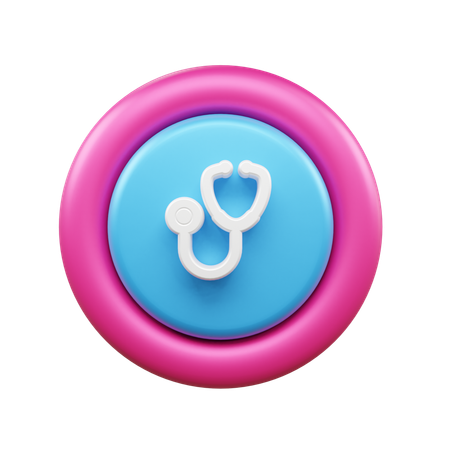 Stethoscope  3D Icon