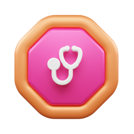 Stethoscope  3D Icon