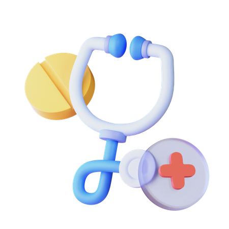 Stethoscope  3D Icon