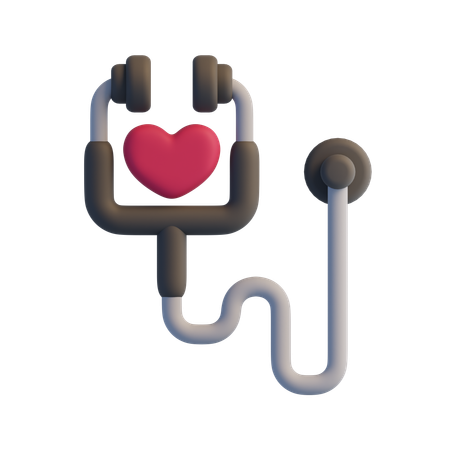 Stethoscope  3D Icon