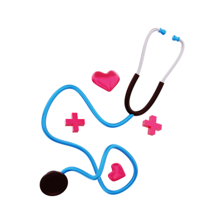 Stéthoscope  3D Icon