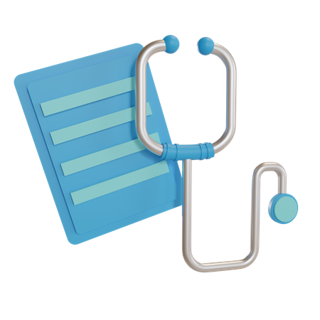Stéthoscope  3D Icon