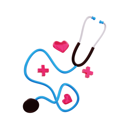 Stethoscope  3D Illustration