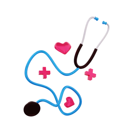 Stethoscope  3D Illustration