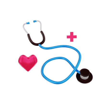 Stethoscope  3D Illustration