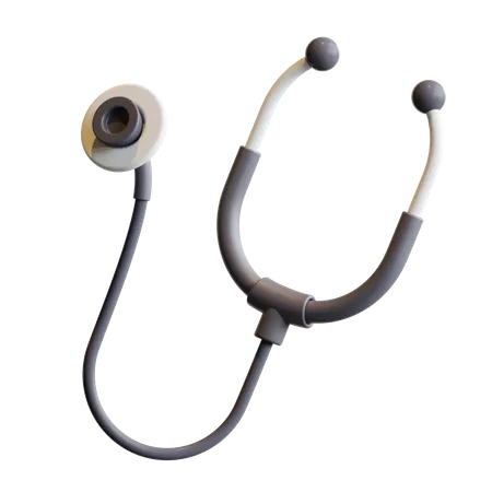 Stethoscope Icon With 3 D Style 3D Illustration