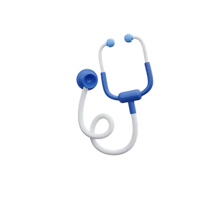 Medical Stethoscope 3 D Render Icon 3D Icon