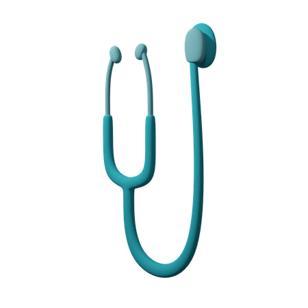 Stethoscope 3D Icon
