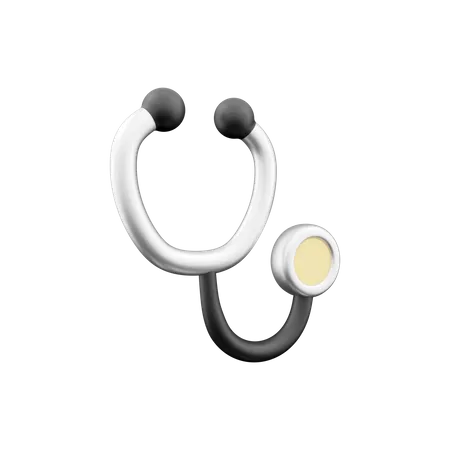 3 D Render Stethoscope Icon 3 D Rendering Illustration Of Medical Sign Isolated On The White Background 3 D Render Stethoscope Illustration 3D Icon