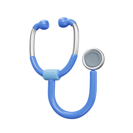 Stethoscope Icon 3 D Illustration Medical Assets 3D Icon