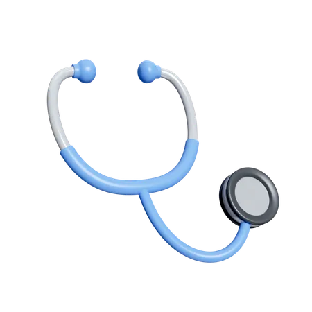 3 D Medical Stethoscope For Doctors Icon Isolated On White Background 3 D Rendering Illustration Clipping Path 3D Icon