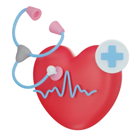 Stethoscope Hearing Heart Rates 3 D Icon 3D Icon