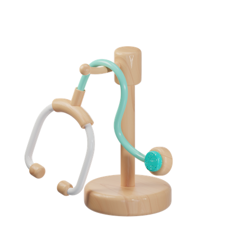 Stéthoscope  3D Icon