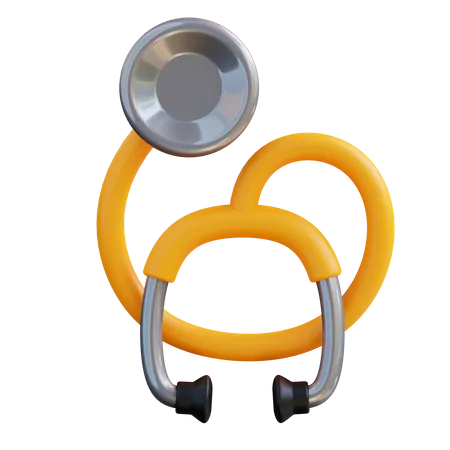 3 D Illustration Stethoscope 3D Icon
