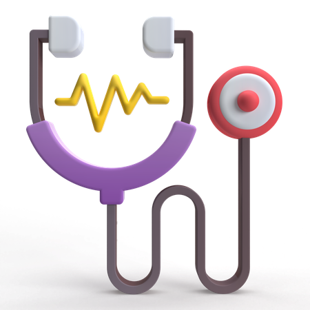 Outil stéthoscope  3D Icon