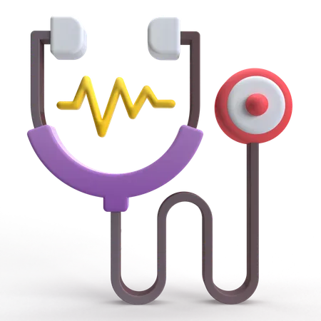 Outil stéthoscope  3D Icon