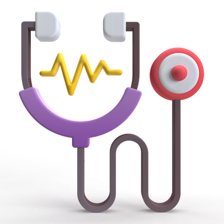 Stethoscope Tool  3D Icon