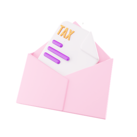 Steuermail  3D Icon